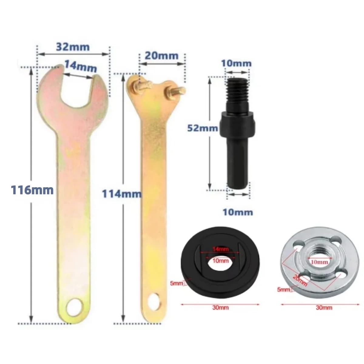 Адаптер пръчка за бормашинa 10mm към ъглошлайф